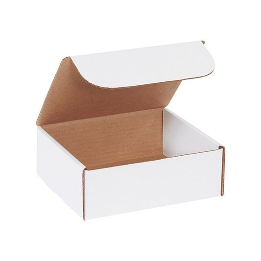 8 x 7 x 3'' White Literature Mailers, 50PK