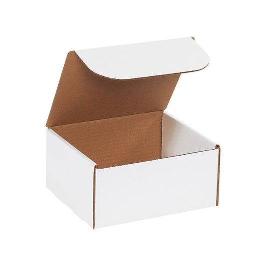8 x 7 x 4'' White Literature Mailers, 50PK