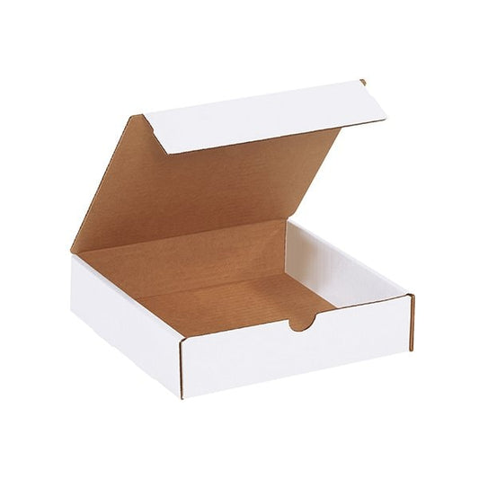 8 x 8 x 2'' White Literature Mailers, 50PK
