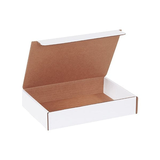 9 x 6-1/2 x 1-3/4'' White Literature Mailers, 50PK
