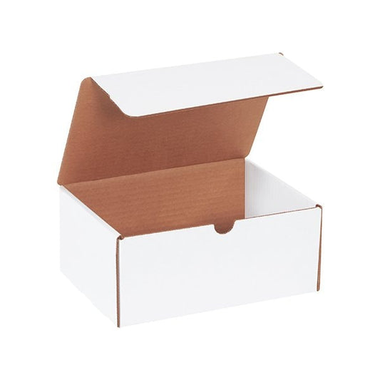 9 x 6-1/2 x 4'' White Literature Mailers, 50PK
