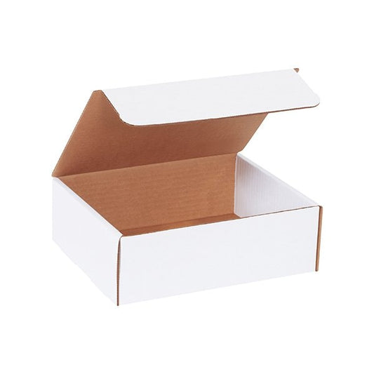 9 x 7-1/2 x 3'' White Literature Mailers, 50PK