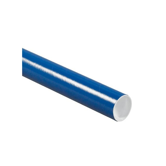 2 x 12'' Blue Tubes with Caps, 50PK
