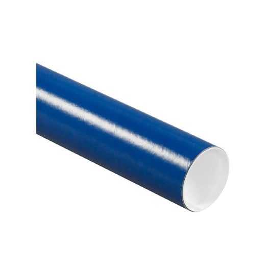 3 x 24'' Blue Tubes with Caps, 24PK