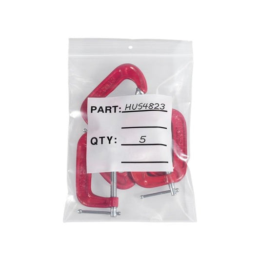 6 x 8'' - 4 Mil Parts Bags w/ Hang Holes, 1000PK