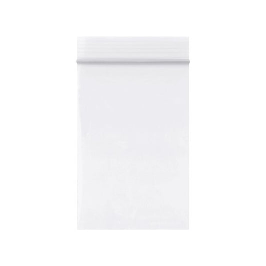 2 x 3'' - 2 Mil White Reclosable Poly Bags, 1000PK