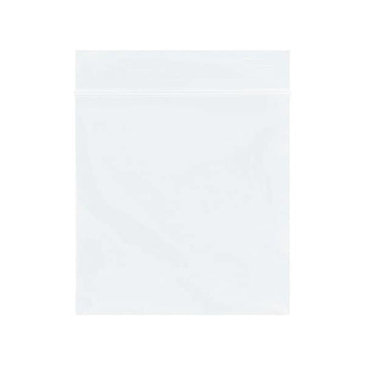 3 x 3'' - 2 Mil White Reclosable Poly Bags, 1000PK