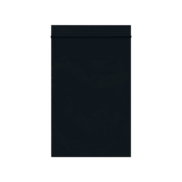 4 x 6'' - 2 Mil Black Reclosable Poly Bags, 1000PK