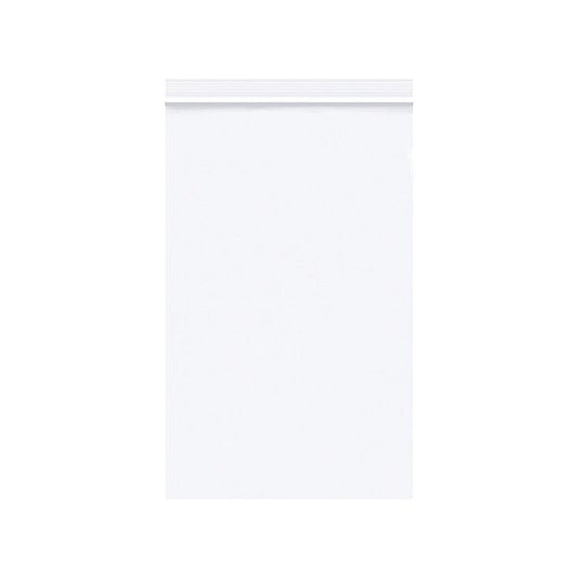 5 x 8'' - 2 Mil White Reclosable Poly Bags, 1000PK