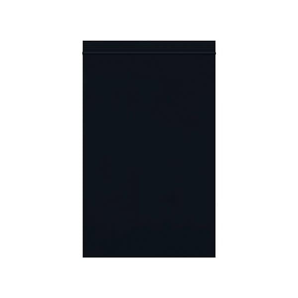 6 x 9'' - 2 Mil Black Reclosable Poly Bags, 1000PK