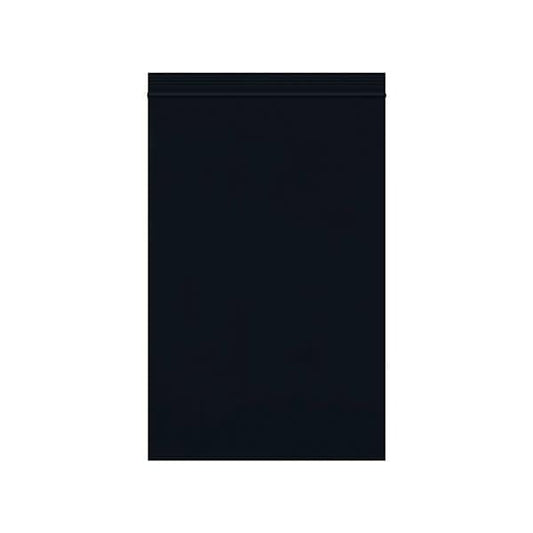 6 x 9'' - 2 Mil Black Reclosable Poly Bags, 1000PK
