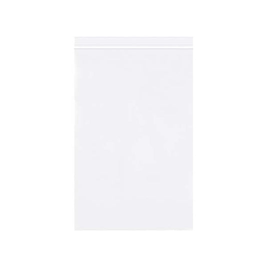 6 x 9'' - 2 Mil White Reclosable Poly Bags, 1000PK