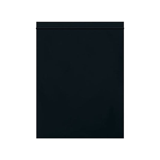 8 x 10'' - 2 Mil Black Reclosable Poly Bags, 1000PK