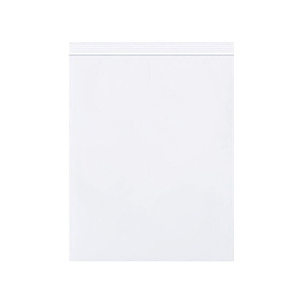 8 x 10'' - 2 Mil White Reclosable Poly Bags, 1000PK
