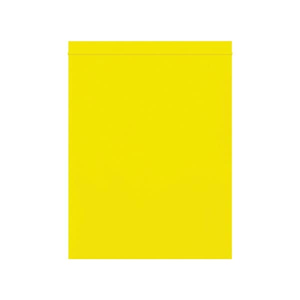 8 x 10'' - 2 Mil Yellow Reclosable Poly Bags, 1000PK