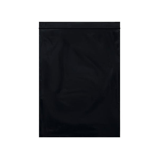 9 x 12'' - 2 Mil Black Reclosable Poly Bags, 1000PK