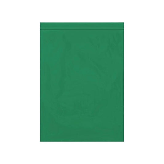 9 x 12'' - 2 Mil Green Reclosable Poly Bags, 1000PK