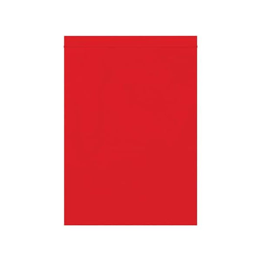 9 x 12'' - 2 Mil Red Reclosable Poly Bags, 1000PK