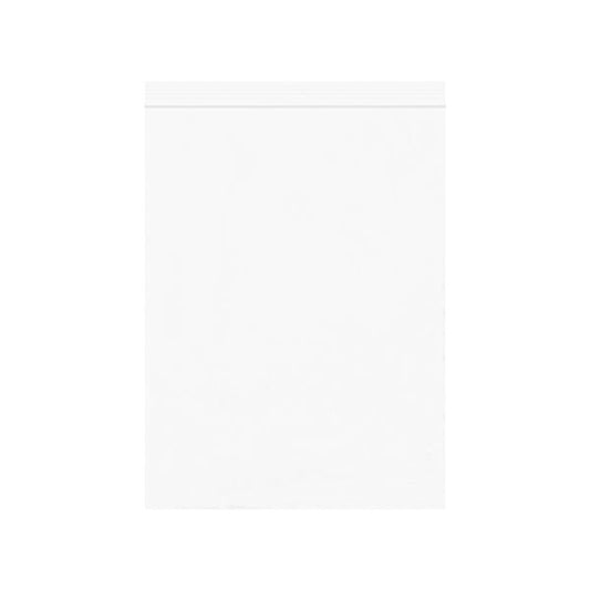 9 x 12'' - 2 Mil White Reclosable Poly Bags, 1000PK