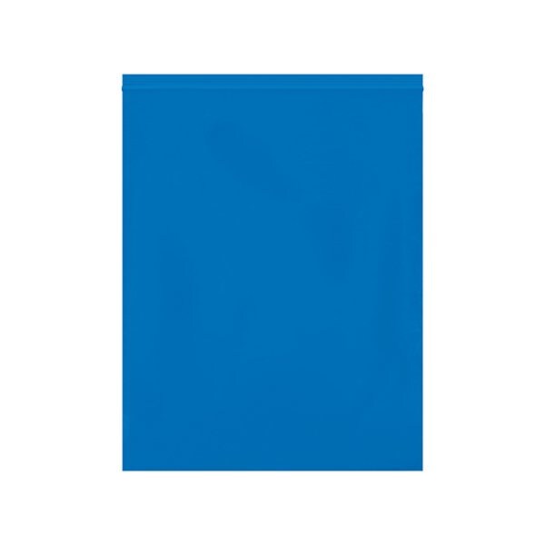 12 x 15'' - 2 Mil Blue Reclosable Poly Bags, 1000PK