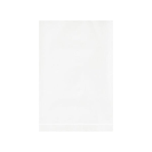 4 x 6'' - 2 Mil White Flat Poly Bags, 1000PK