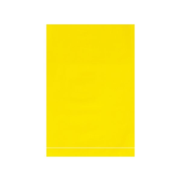4 x 6'' - 2 Mil Yellow Flat Poly Bags, 1000PK