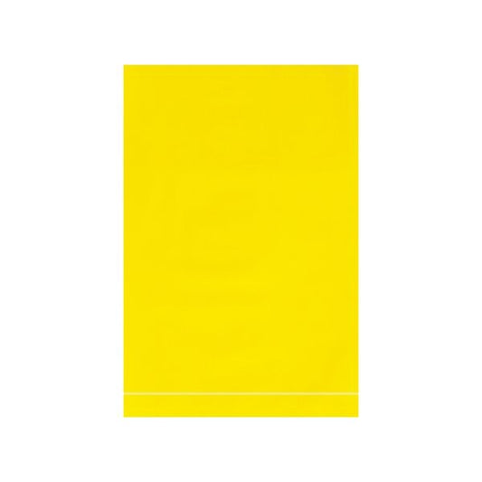 4 x 6'' - 2 Mil Yellow Flat Poly Bags, 1000PK