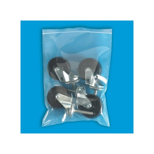 24 x 24'' - 8 Mil Reclosable Poly Bags, 100PK