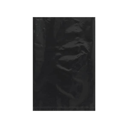 6 x 9'' - 2 Mil Black Flat Poly Bags, 1000PK