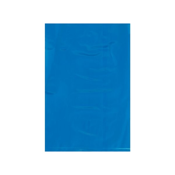 6 x 9'' - 2 Mil Blue Flat Poly Bags, 1000PK