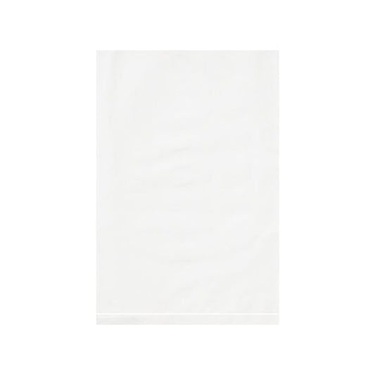6 x 9'' - 2 Mil White Flat Poly Bags, 1000PK