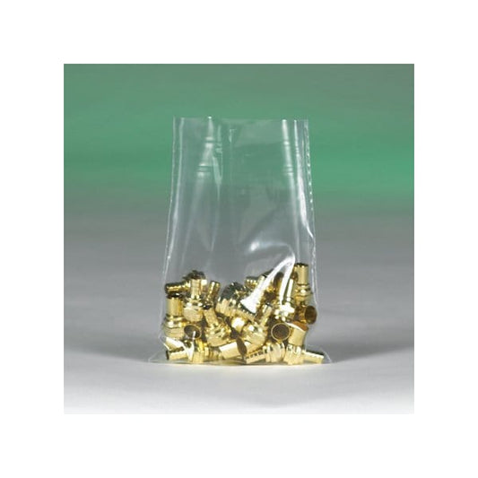 1 x 2'' - 2 Mil Flat Poly Bags, 1000PK