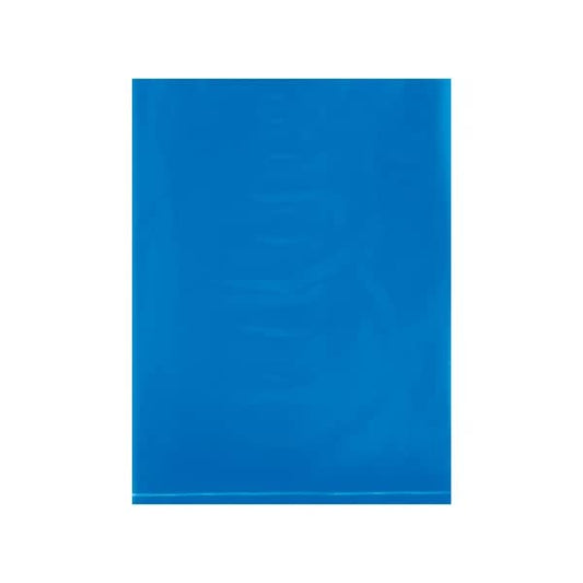 9 x 12'' - 2 Mil Blue Flat Poly Bags, 1000PK