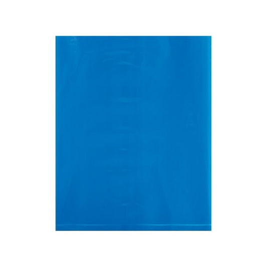 8 x 10'' - 2 Mil Blue Flat Poly Bags, 1000PK