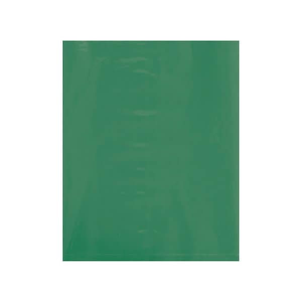 8 x 10'' - 2 Mil Green Flat Poly Bags, 1000PK