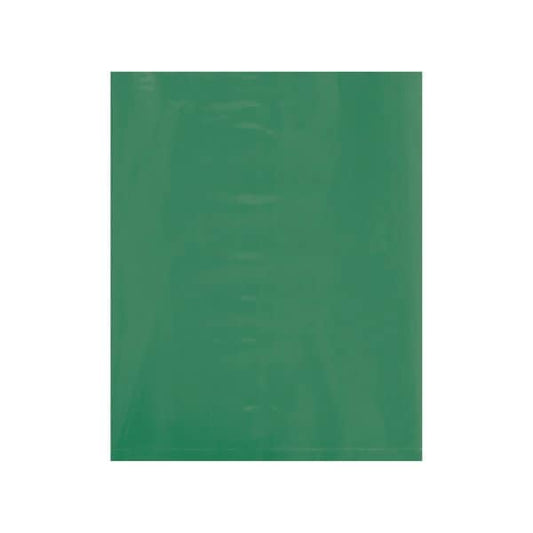 8 x 10'' - 2 Mil Green Flat Poly Bags, 1000PK