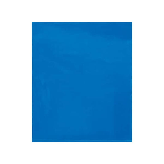 15 x 18'' - 2 Mil Blue Flat Poly Bags, 1000PK