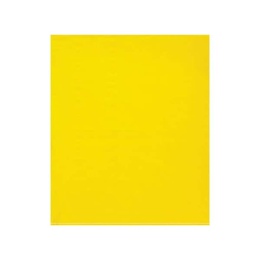 15 x 18'' - 2 Mil Yellow Flat Poly Bags, 1000PK