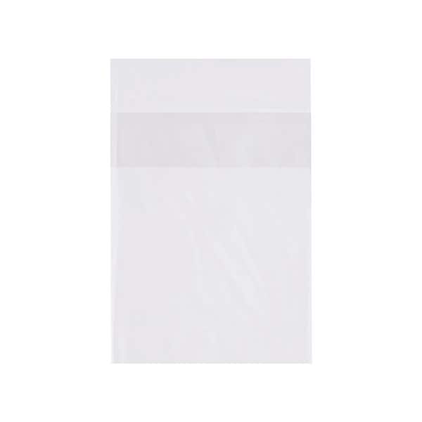 6 x 9'' - 2 Mil Flap Lock Poly Bags, 1000PK