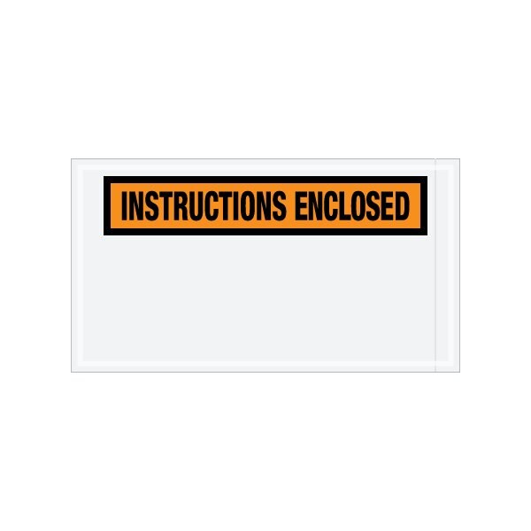 5-1/2 x 10'' ''Instructions Enclosed'' Envelopes, 1000PK
