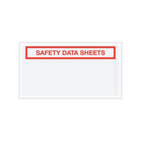 5-1/2 x 10'' ''Safety Data Sheets'' SDS Envelopes, 1000PK