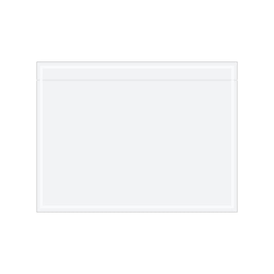 4 x 3'' ''Clear Face'' Document Envelopes, 1000PK