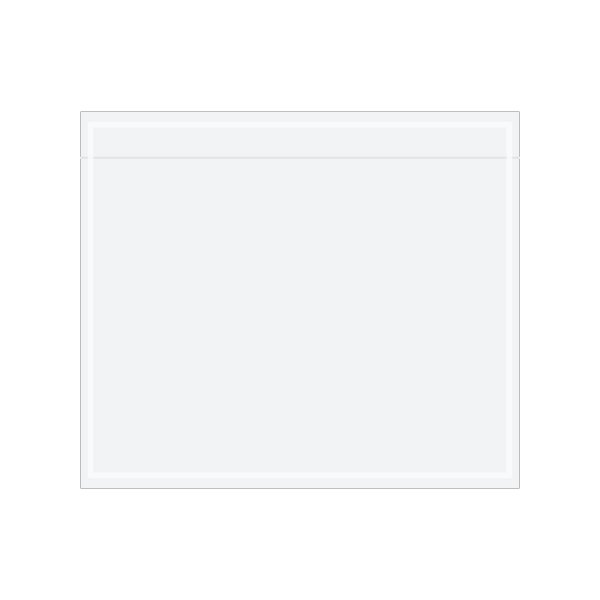 7 x 6'' ''Clear Face'' Document Envelopes, 1000PK
