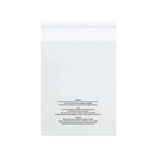 10 x 15'' - 1.5 Mil Resealable Suffocation Warning Poly Bags, 1000PK
