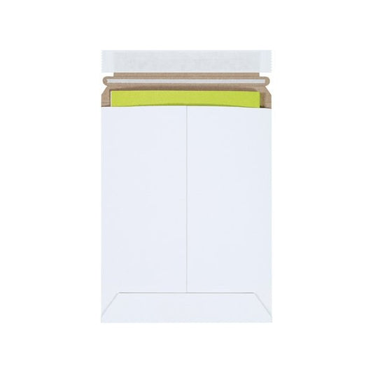 7 x 9'' White Self-Seal Stayflats Plus Mailers, 100PK