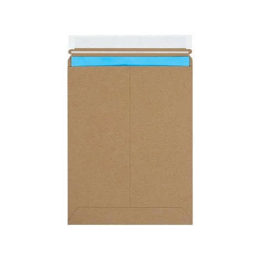 9 x 11-1/2'' Kraft Self-Seal Stayflats Plus Mailers, 100PK