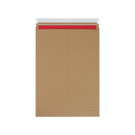 13 x 18'' Kraft Self-Seal Stayflats Plus Mailers, 100PK