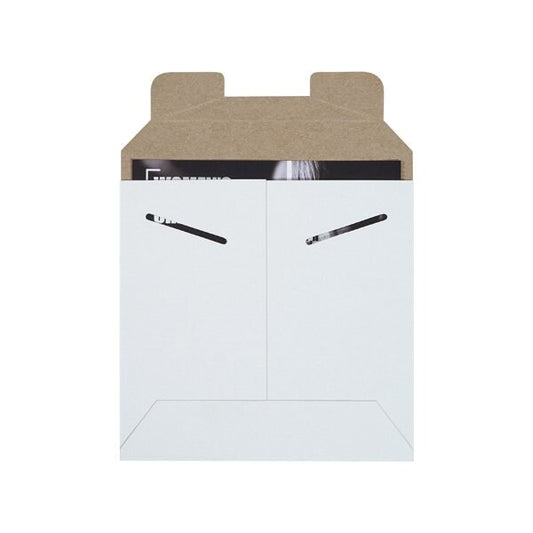 6 x 6'' White Stayflats Mailers, 200PK