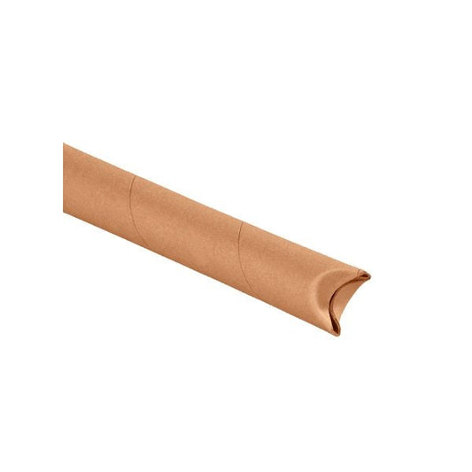 1-1/2 x 15'' Kraft Crimped End Tubes, 70PK