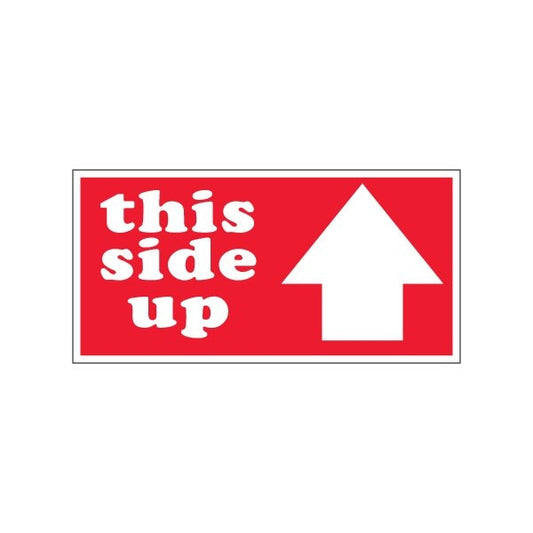2 x 4'' - ''This Side Up'' Arrow Labels